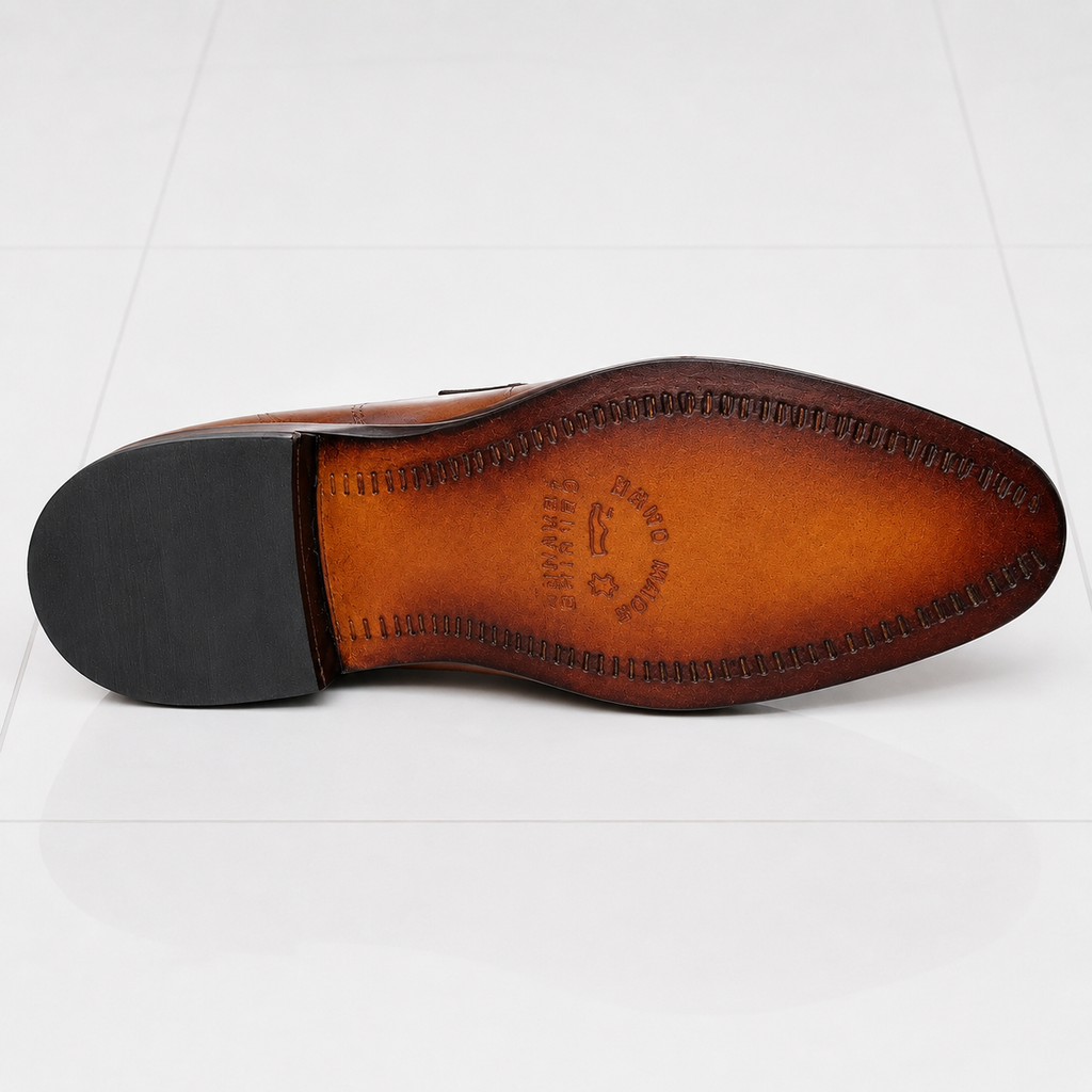 Velmora Premium Leather Horsebit Loafers – Brown/Black-25453