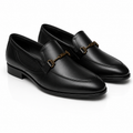 Velmora Premium Leather Horsebit Loafers – Brown/Black-25453