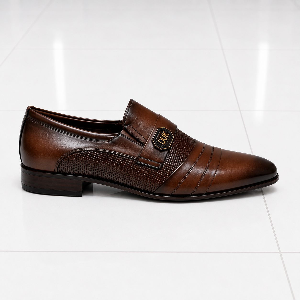 Velmora Premium Leather Formal Slip-On Shoes – 25477