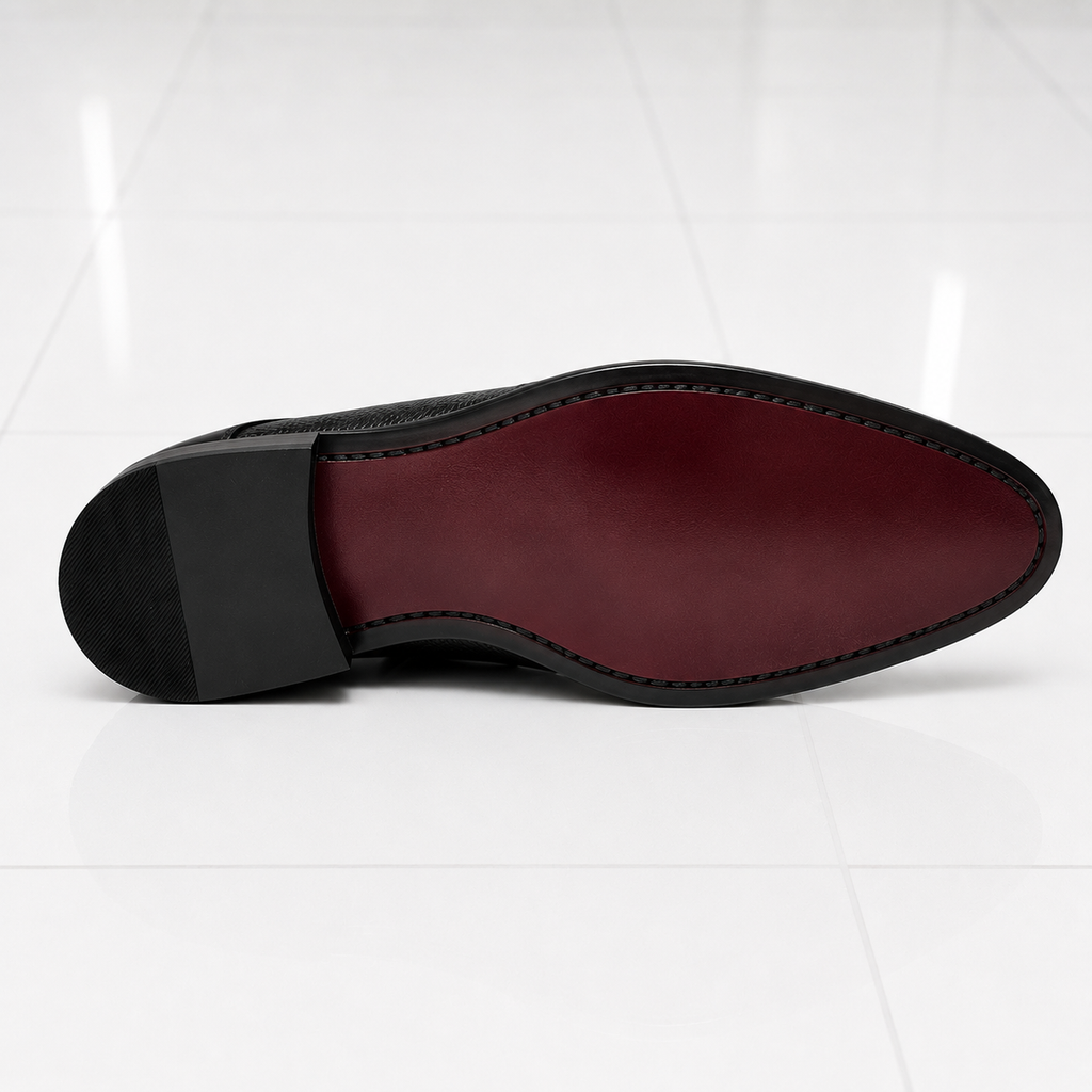 Velmora Premium Leather Formal Slip-On Shoes – 25477