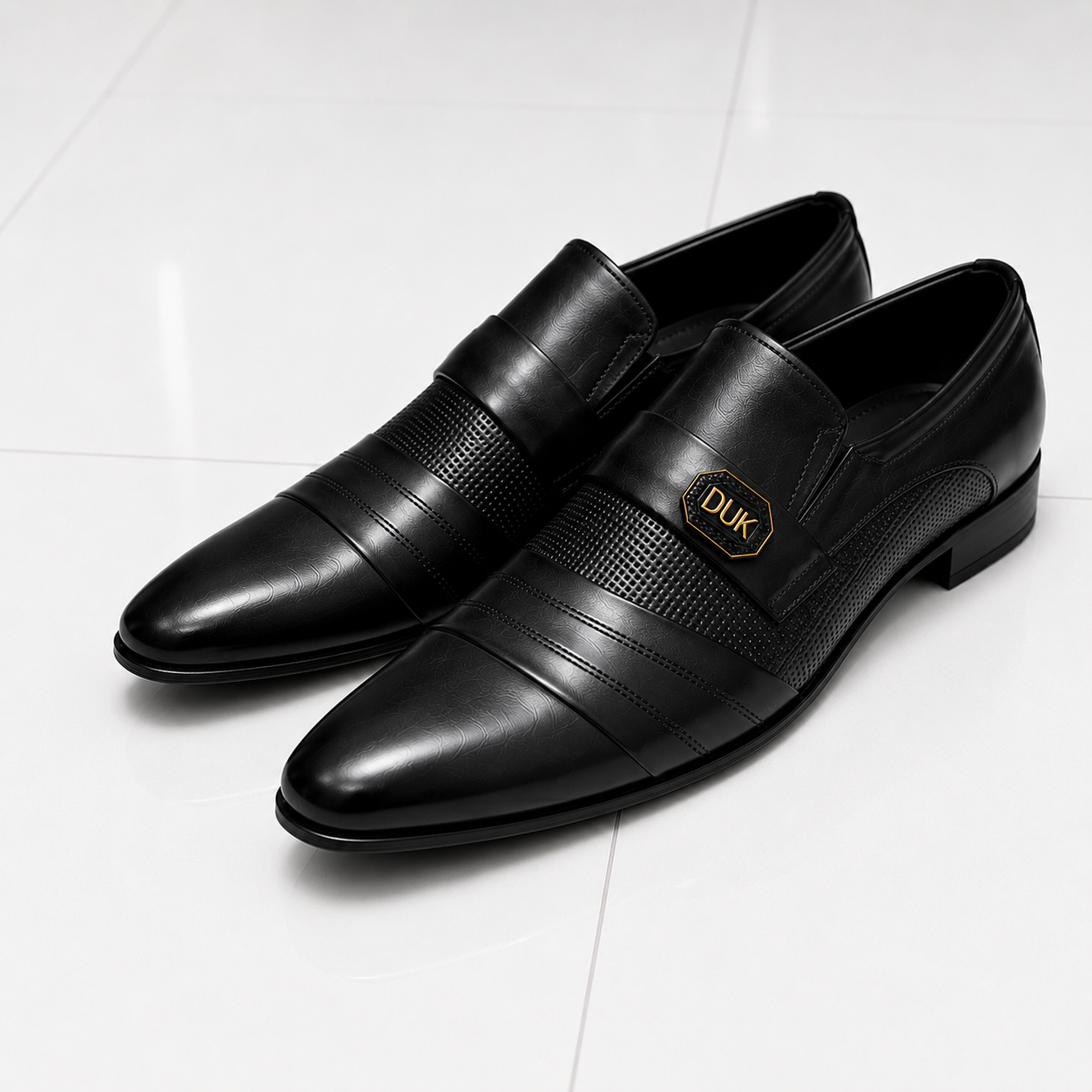 Velmora Premium Leather Formal Slip-On Shoes – 25477