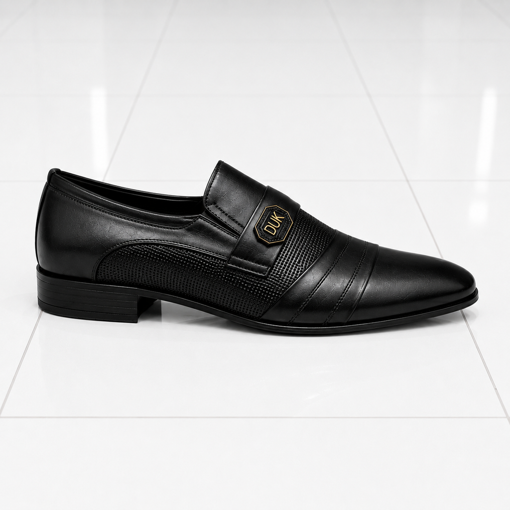 Velmora Premium Leather Formal Slip-On Shoes – 25477